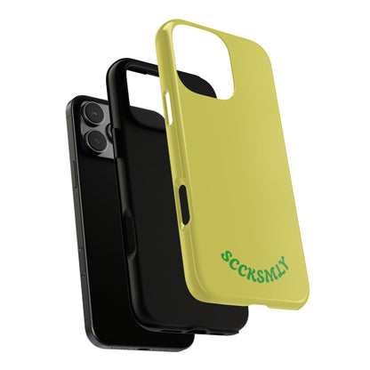 SOLID Lemon Pop Tough Case for Apple