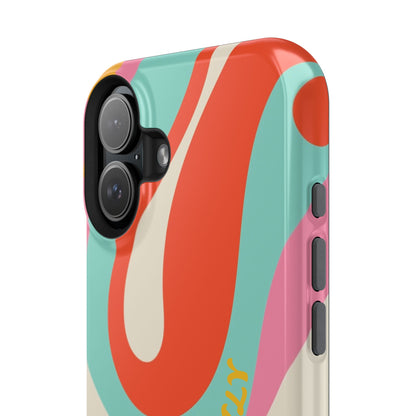 Psychodelic Acid Swirl Phone Case for Apple