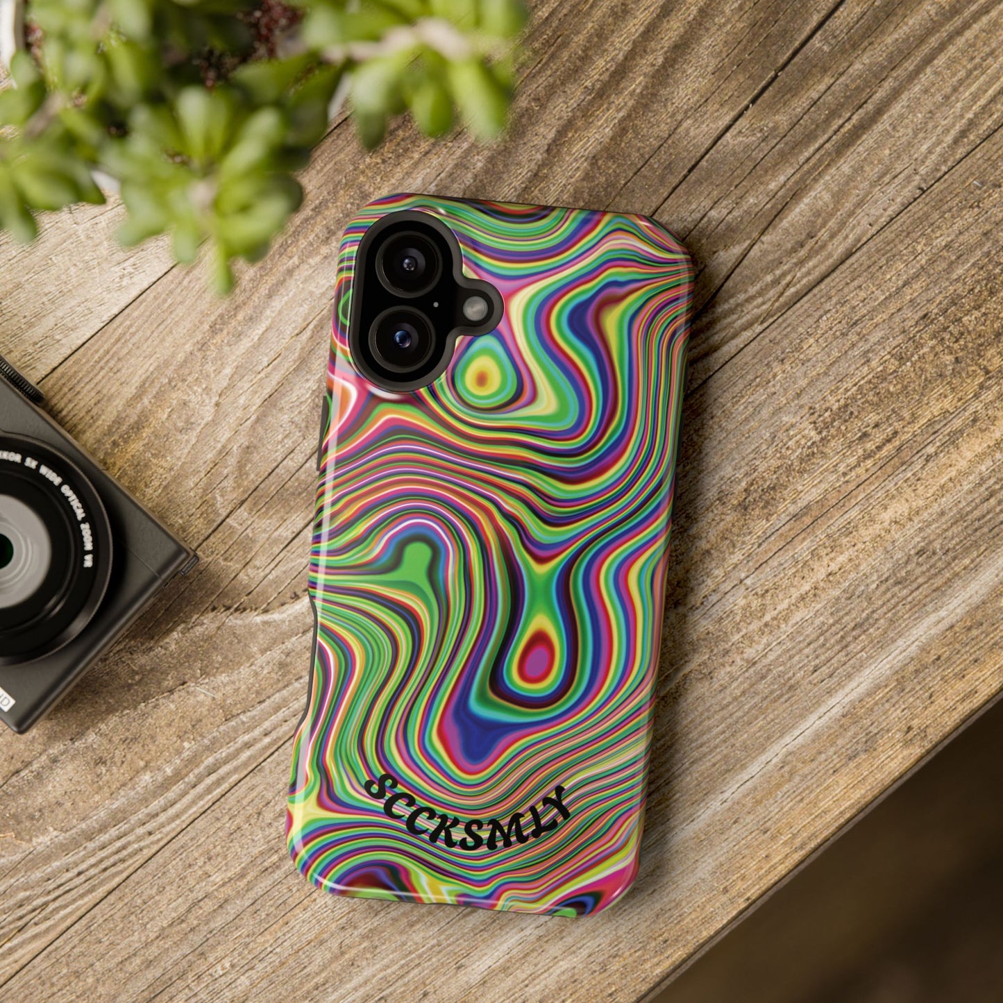 Acid Swirl Phone Case for Apple