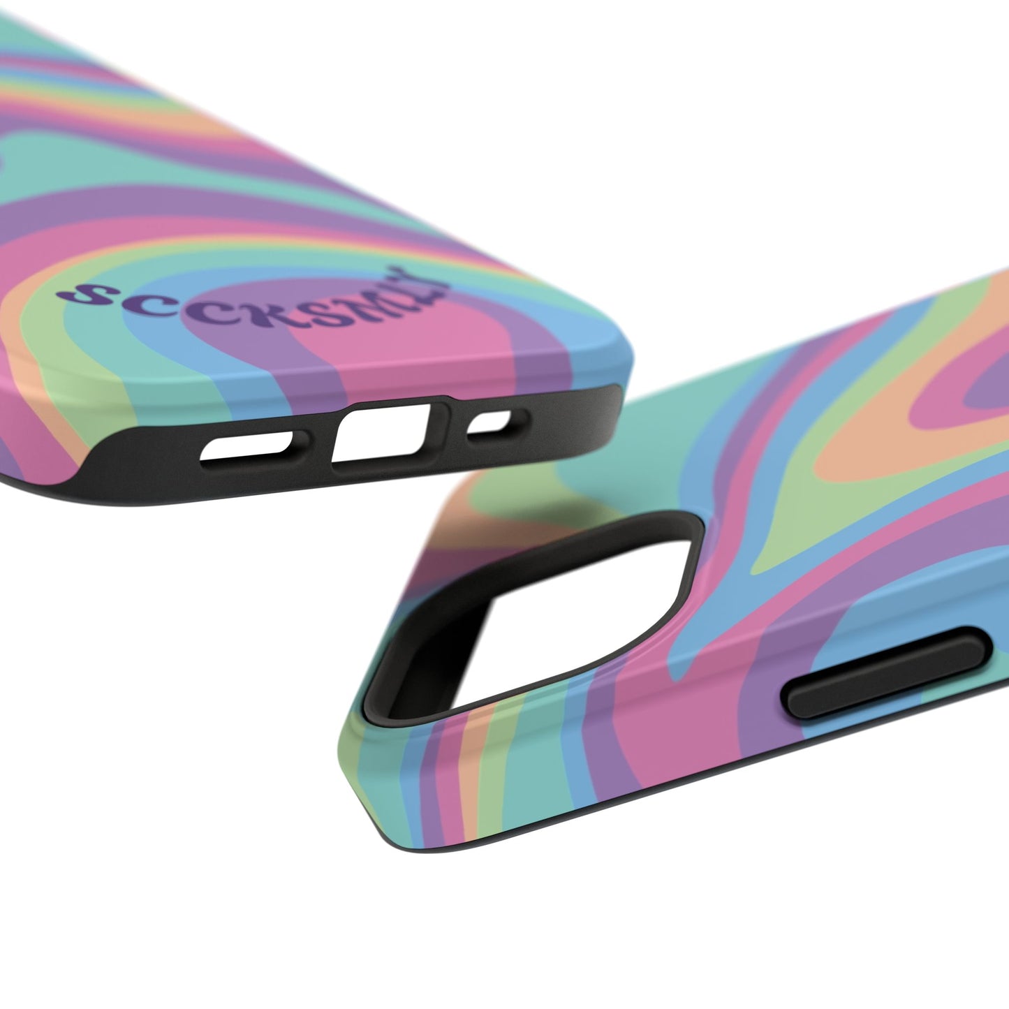 Pastel Swirl Phone Case for Apple