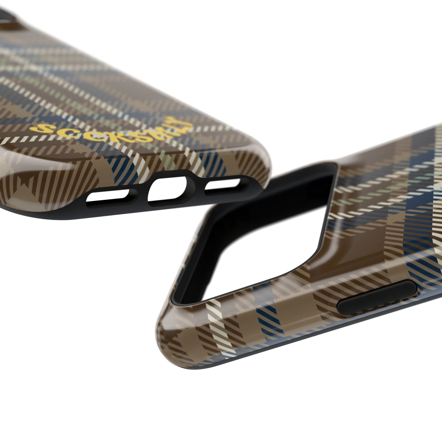 Earth and Sky Plaid Phone Case for Apple