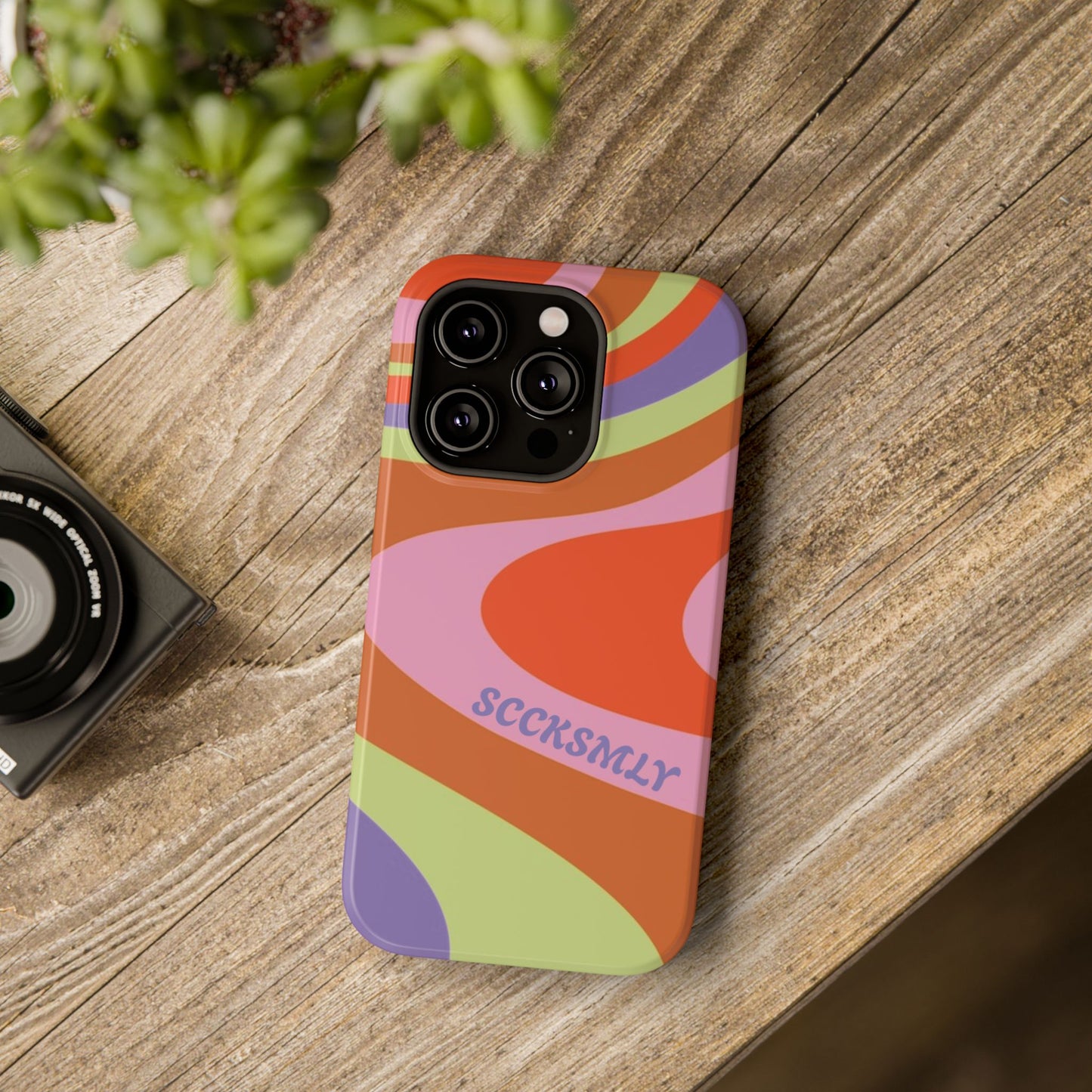 Curvy Swirl Phone Case for Apple