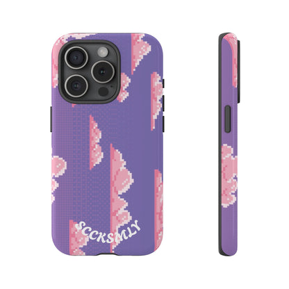 Purple Cotton Candy Sky Tough Phone Case for Apple