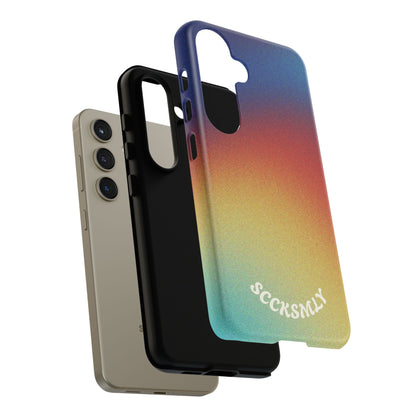 Faded Sunset Aura Tough Phone Case for Samsung