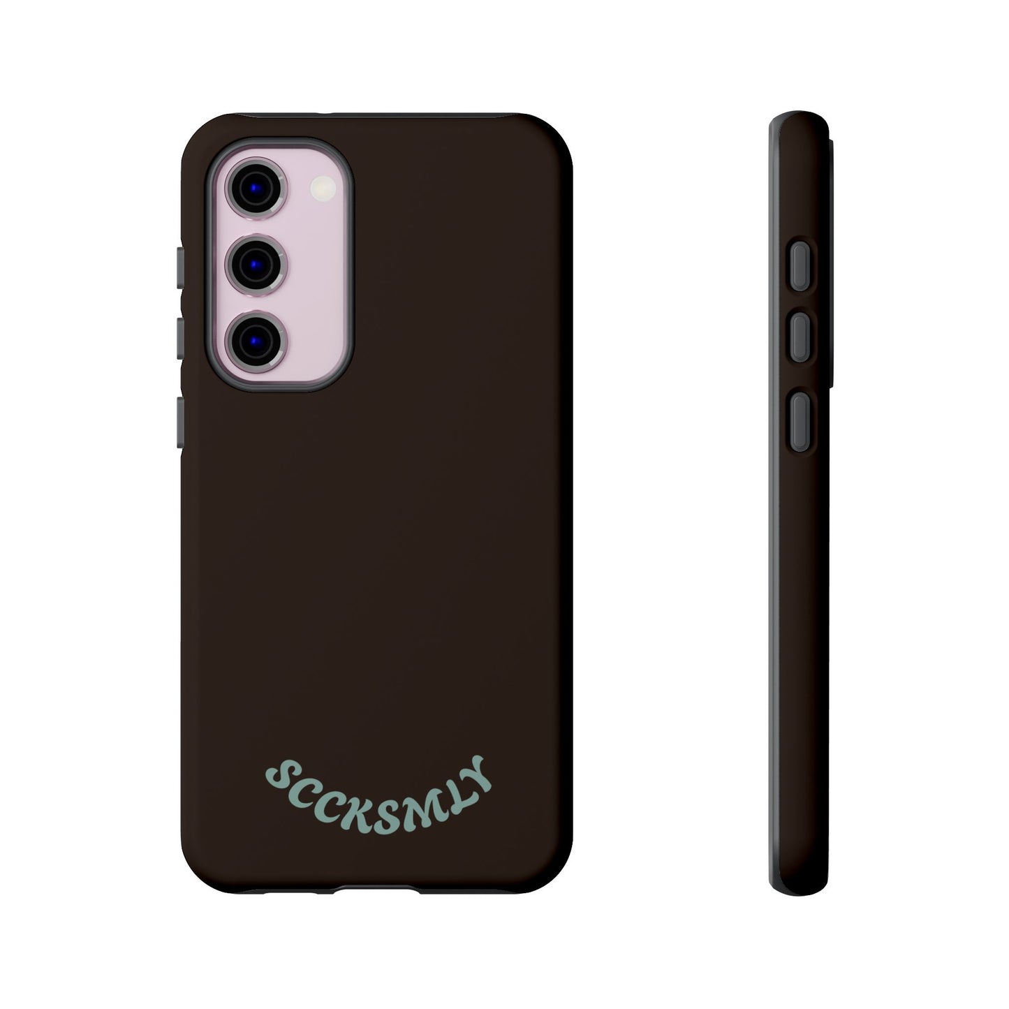 SOLID Espresso Mint Tough Phone Case for Samsung