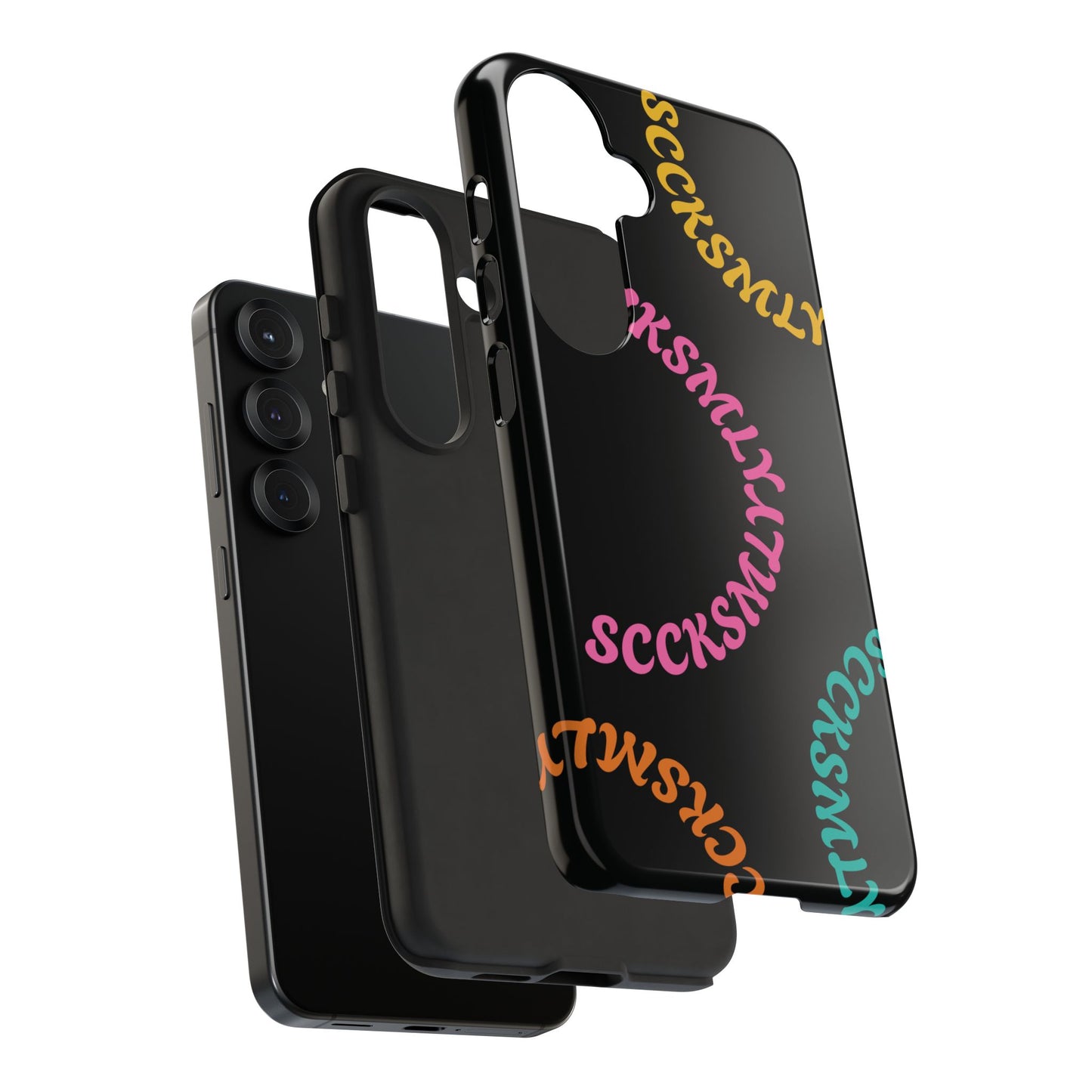 Y2K Wavy Script Tough Case for Samsung