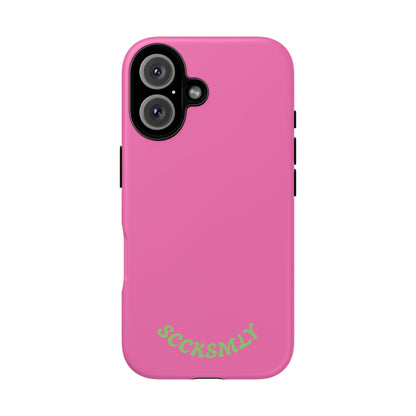 SOLID Sweet Static Pink Tough Case for Apple