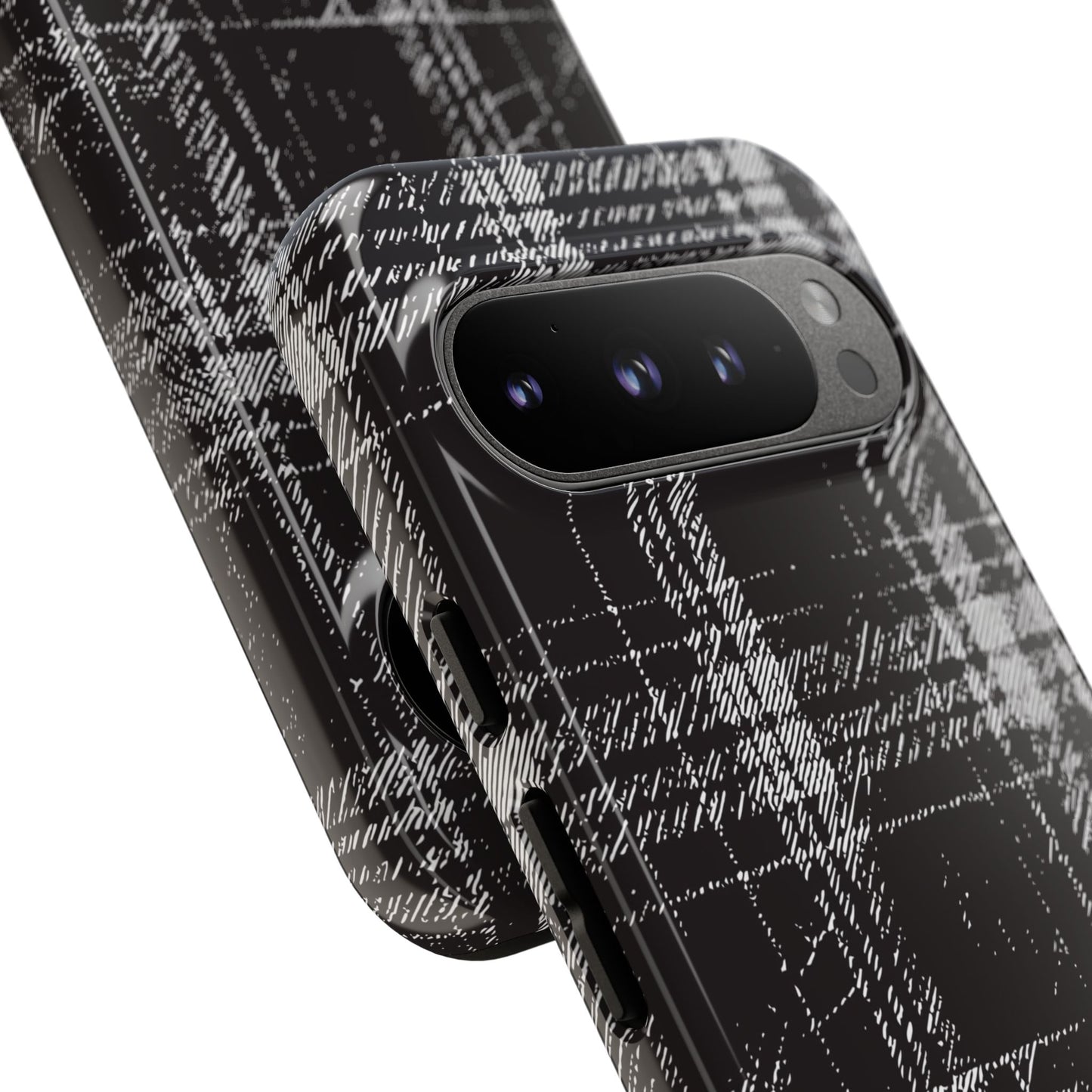 Smoky Grungy Plaid Phone Case for Google Pixel