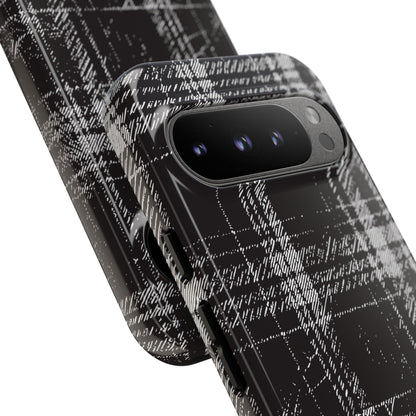 Smoky Grungy Plaid Phone Case for Google Pixel