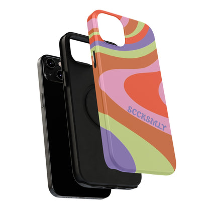 Curvy Swirl Phone Case for Apple