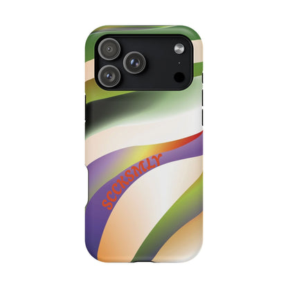 Green Waves Phone Case for Apple