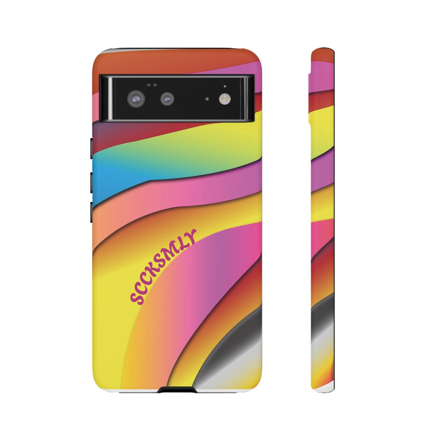 Modern Retro Rainbow Phone Case for Google Pixel