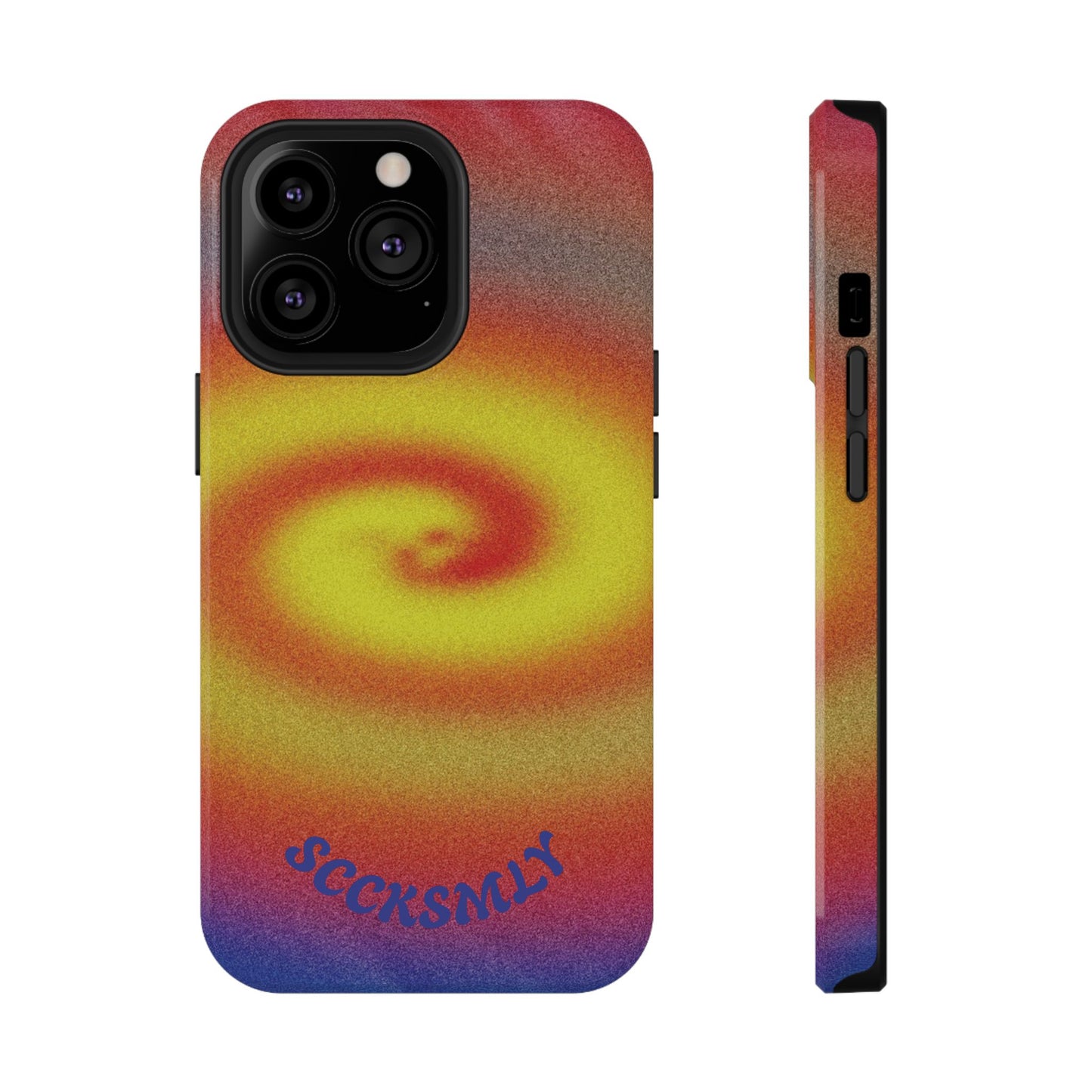 Toxic Spiral Tough Phone Case for Apple