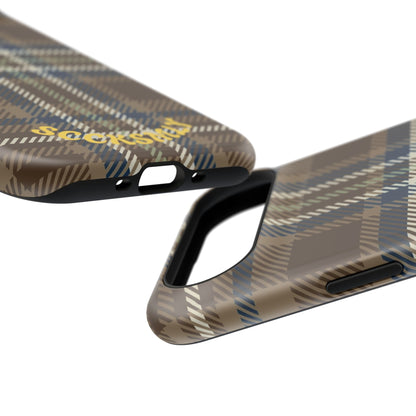 Earth and Sky Plaid Phone Case for Apple
