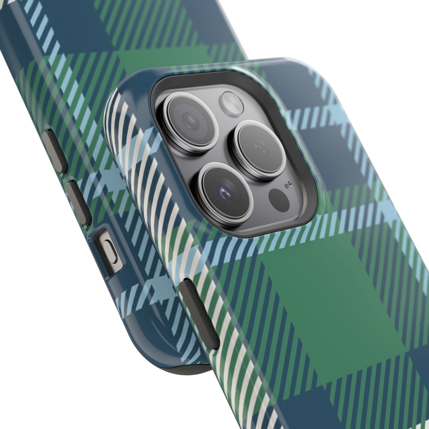 Earth and Sky Plaid Phone Case for Apple