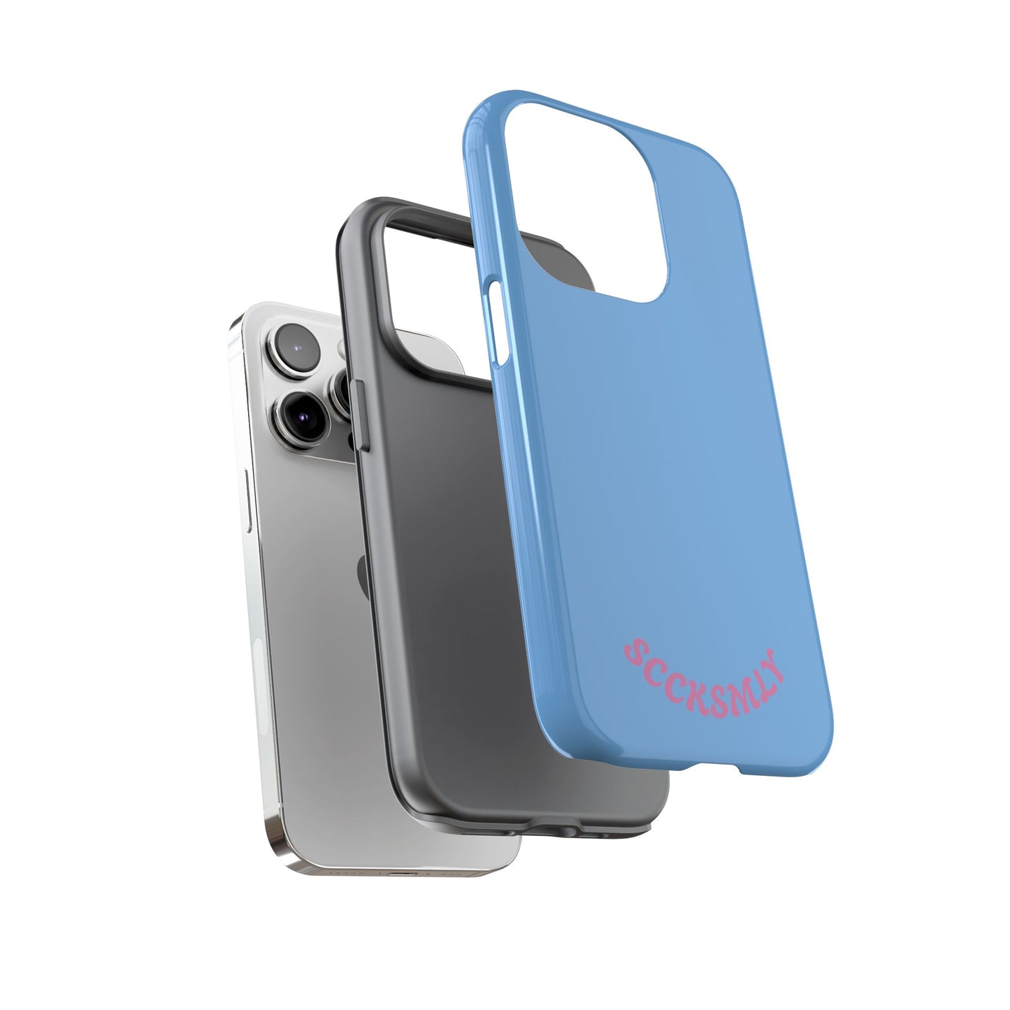 SOLID Blue Candie Tough Case for Apple