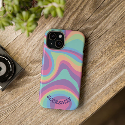 Pastel Swirl Phone Case for Apple