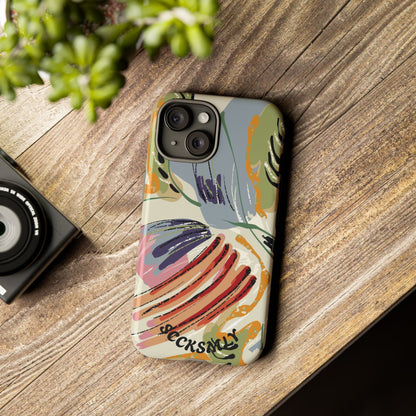 Botanical Strokes Palette Tough Phone Case for Apple