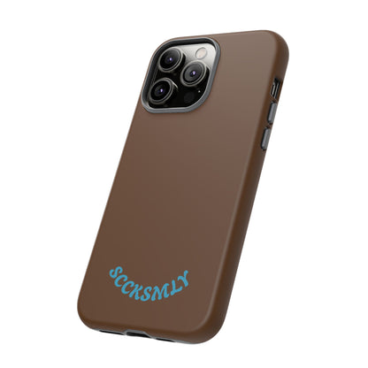 SOLID Chocolate Coco Tough Case for Apple