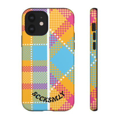 Pattern Punch Phone Case for Apple