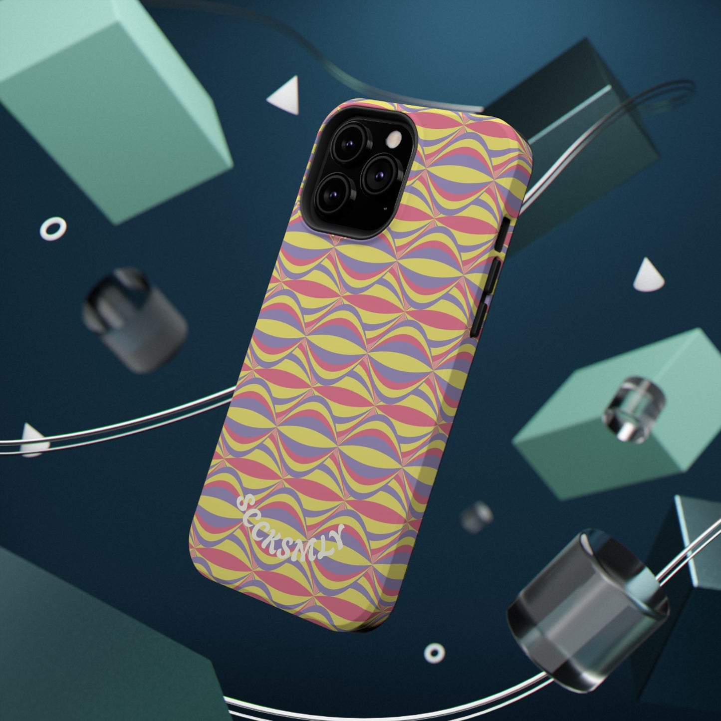 Electric Orbit Tough Phone Case for Apple