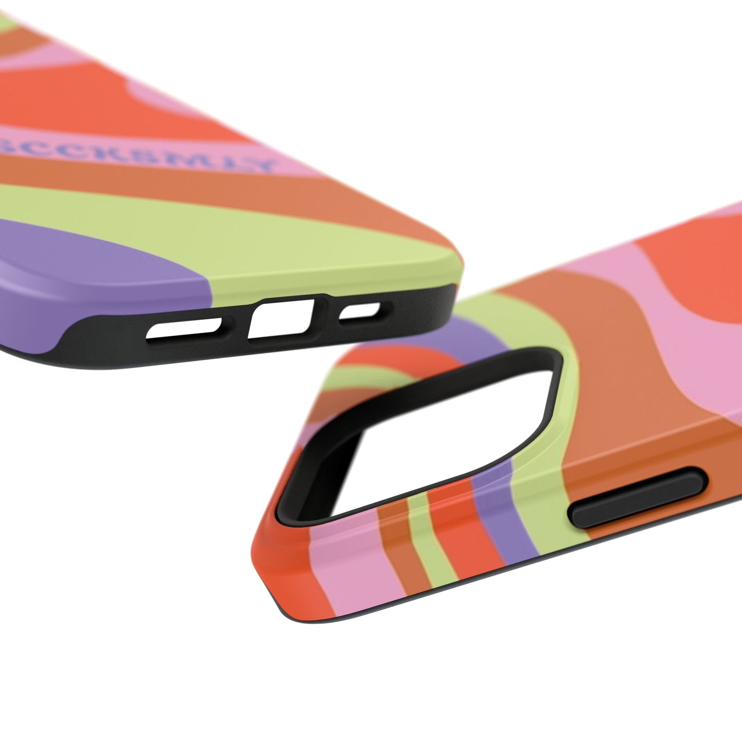 Curvy Swirl Phone Case for "IOS or Apple"
