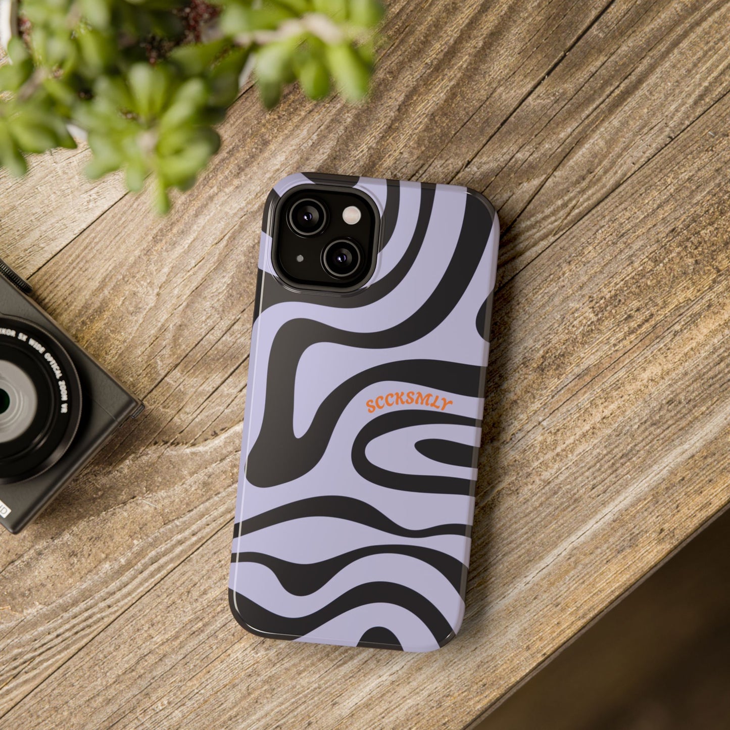 Purple Swirl Phone Case for Apple
