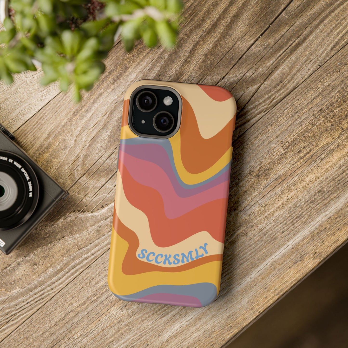 Warm Retro Phone Case for Apple