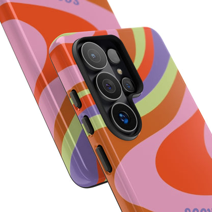 Curvy Swirl Phone Case for Samsung