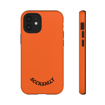 SOLID Tangerine Tough Case for Apple