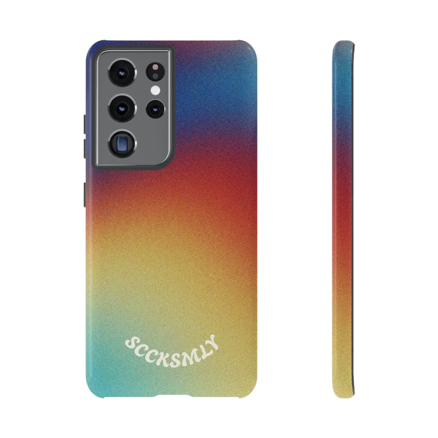 Faded Sunset Aura Tough Phone Case for Samsung