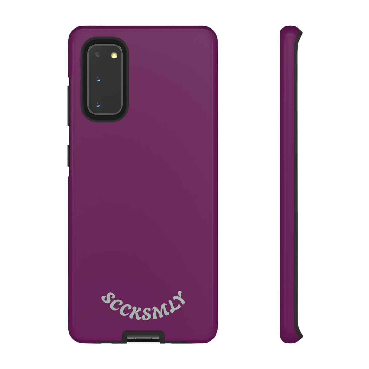 SOLID Amethyst Matte Tough Phone Case for Samsung