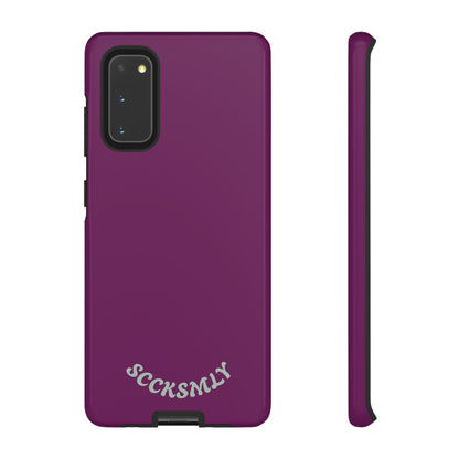SOLID Amethyst Matte Tough Phone Case for Samsung