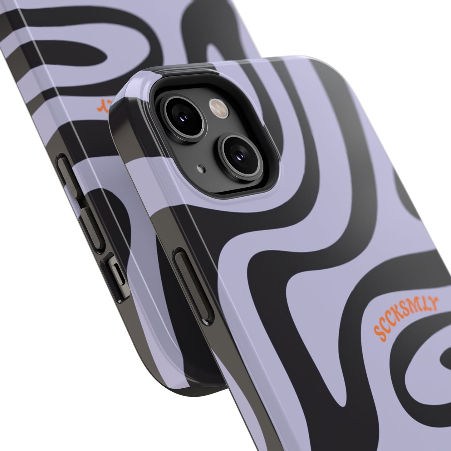 Purple Swirl Phone Case for "IOS or Apple"