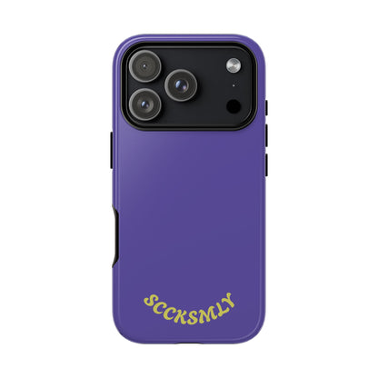 SOLID Dreamy Dusk Purple Tough Case for Apple