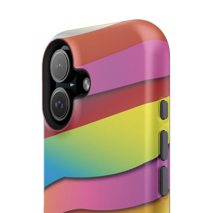 Modern Retro Rainbow Phone Case for Apple