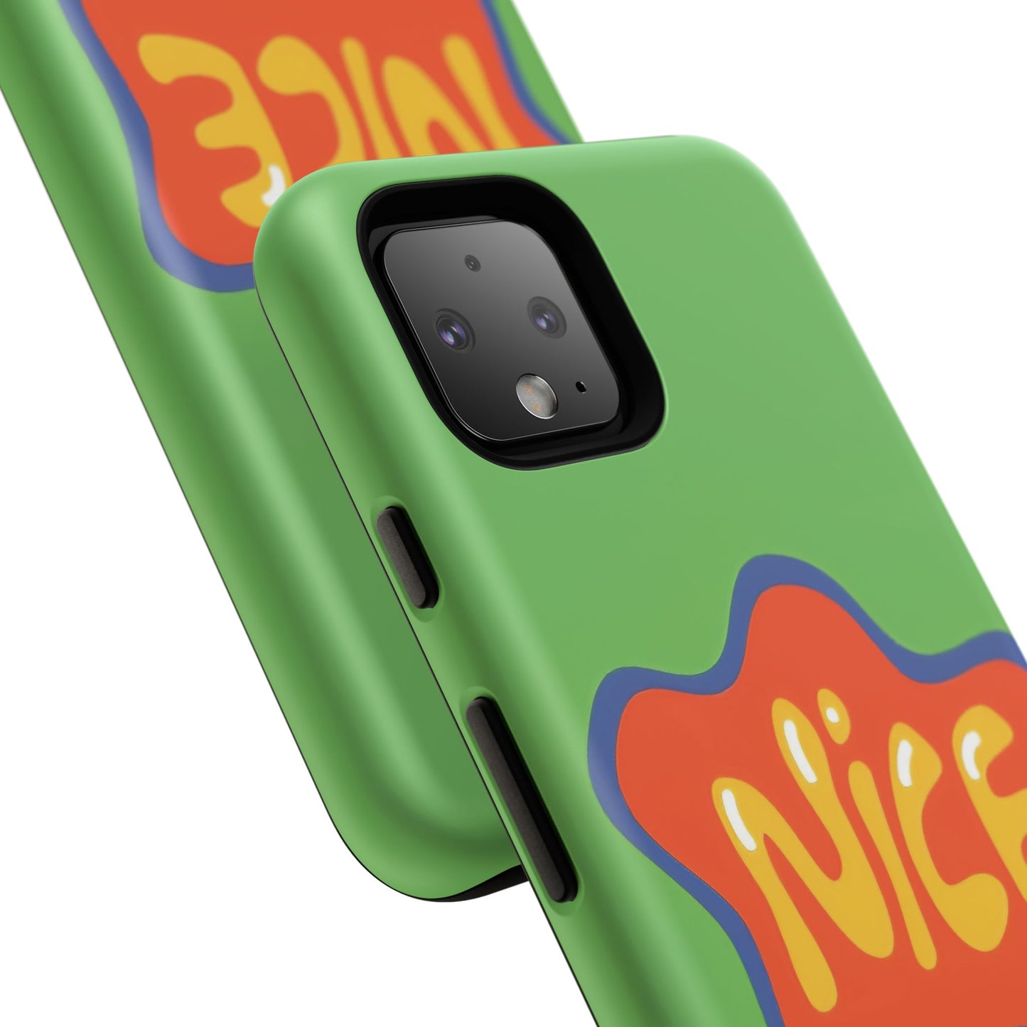 Green "NICE" Tough Phone Case for Google Pixel