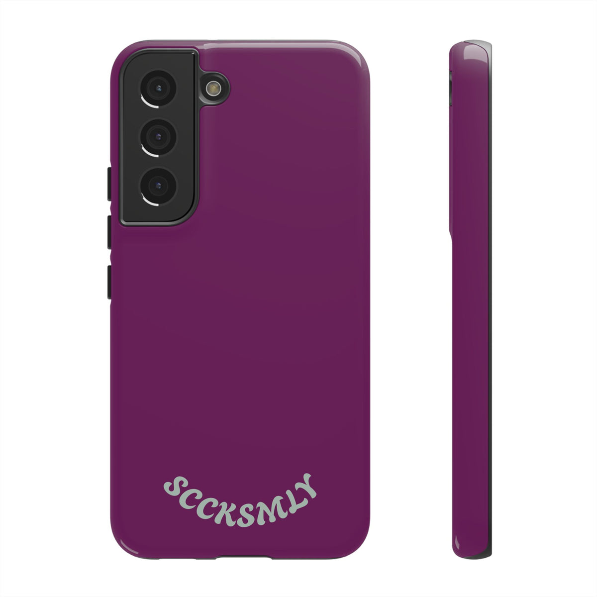 SOLID Amethyst Matte Tough Phone Case for Samsung