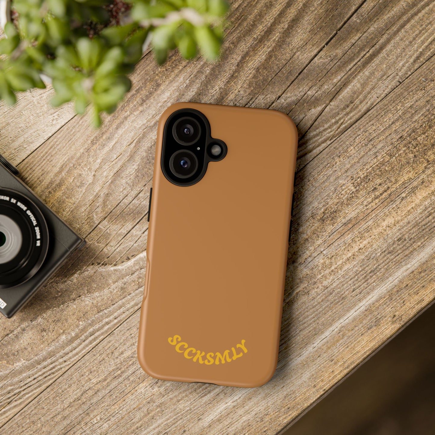 SOLID Spiced Caramel Tough Case for Apple
