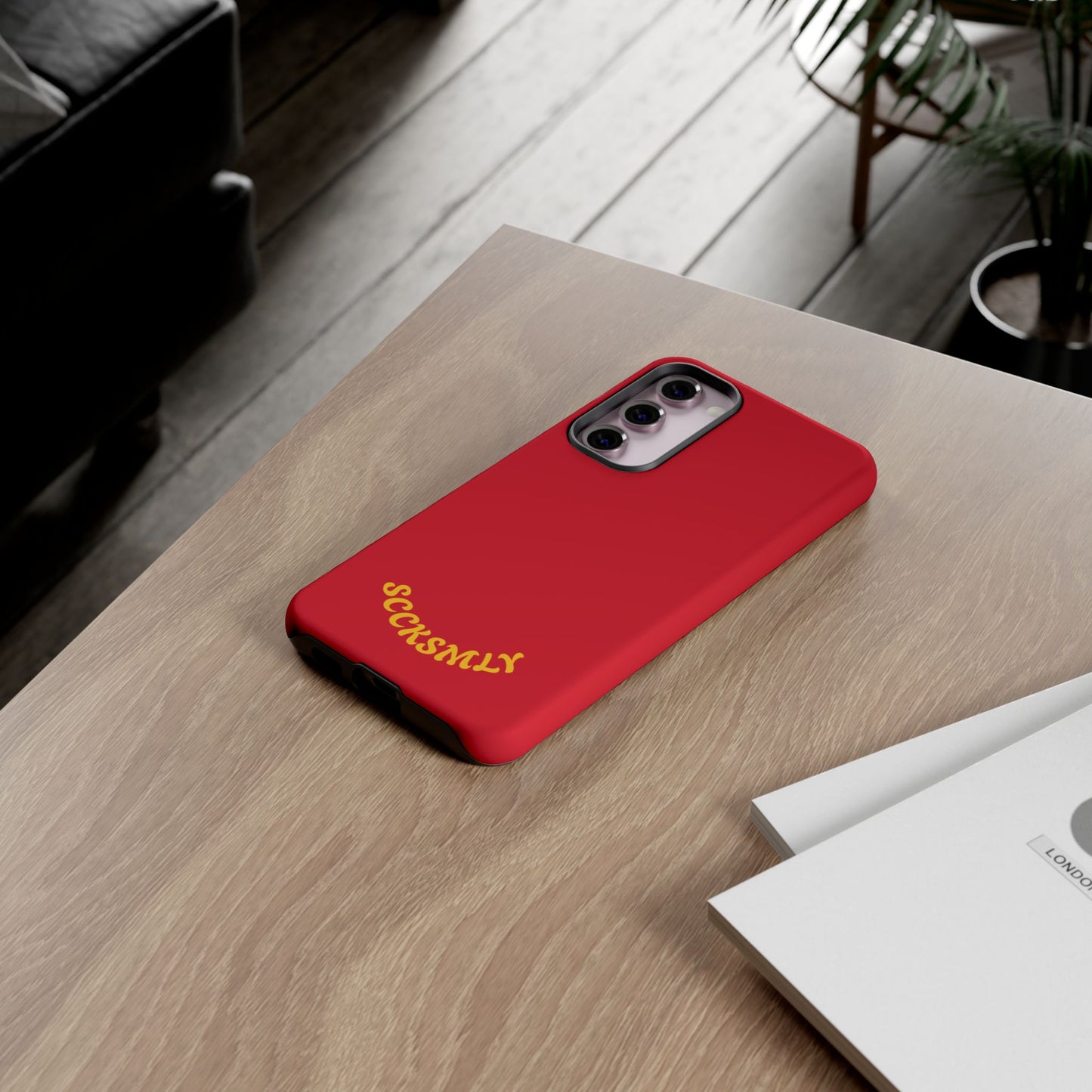 SOLID Calm Cherry Tough Case for Samsung