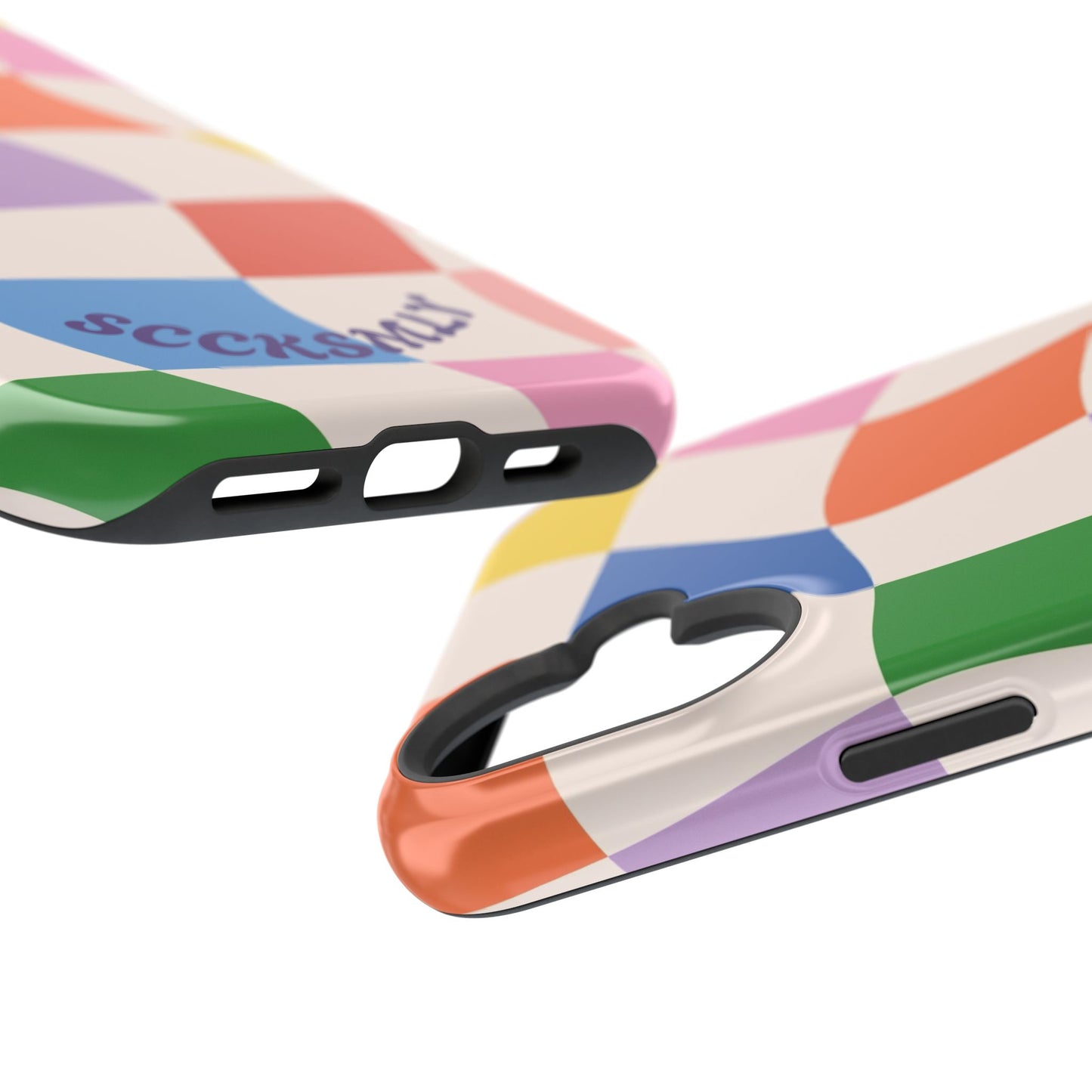 Checker Flicker Phone Case "IOS or Apple"