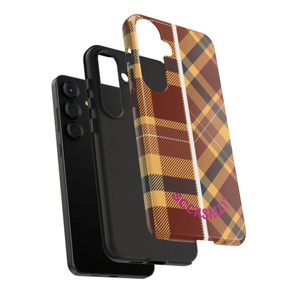 Autumn Plaid Phone Case for Samsung