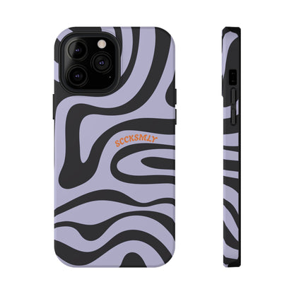 Purple Swirl Phone Case for Apple