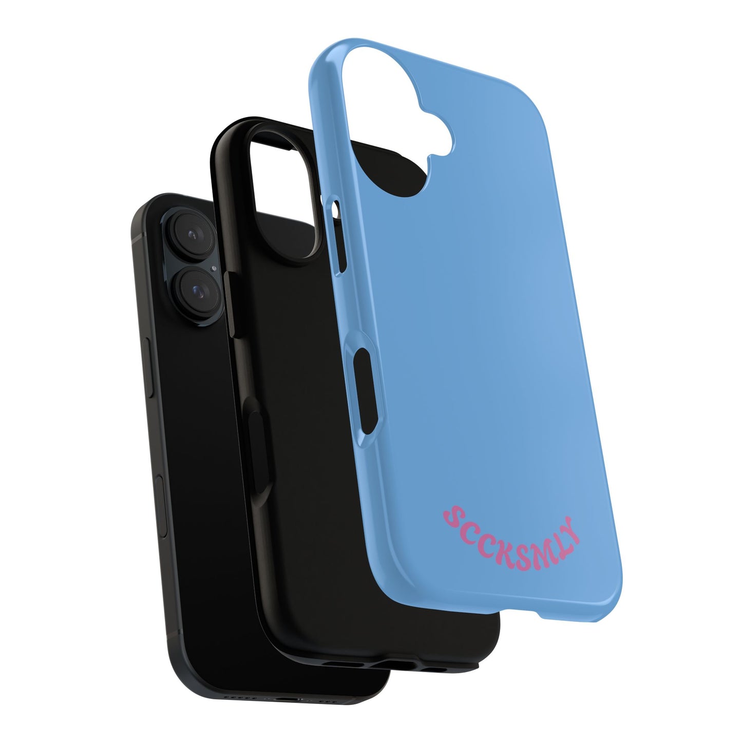 SOLID Blue Candie Tough Case for Apple