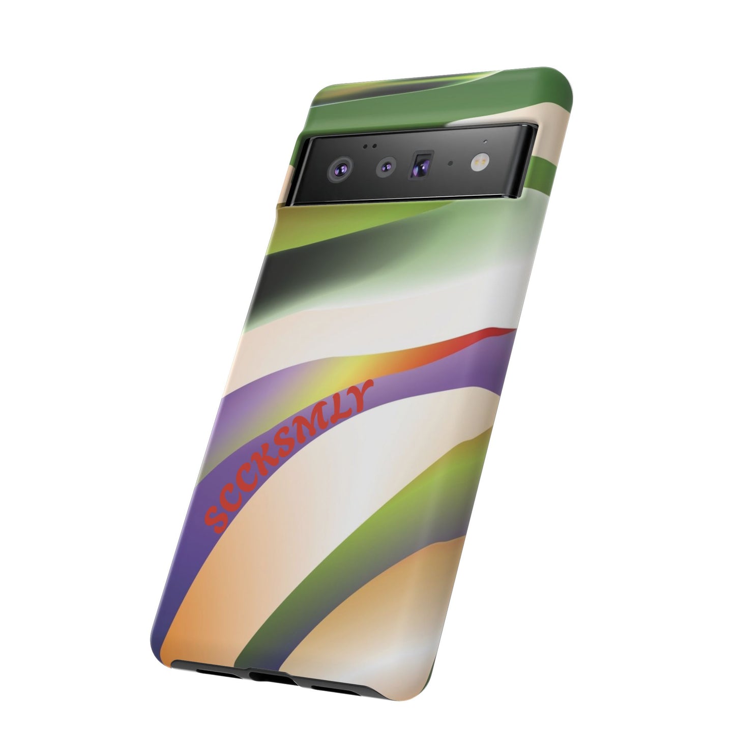 Green Waves Phone Case for Google Pixel