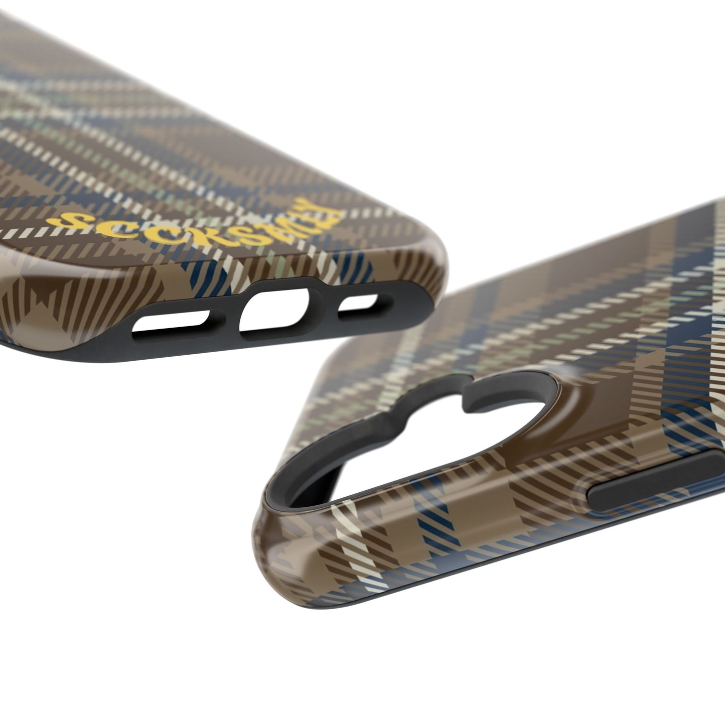 Earth and Sky Plaid Phone Case for Apple
