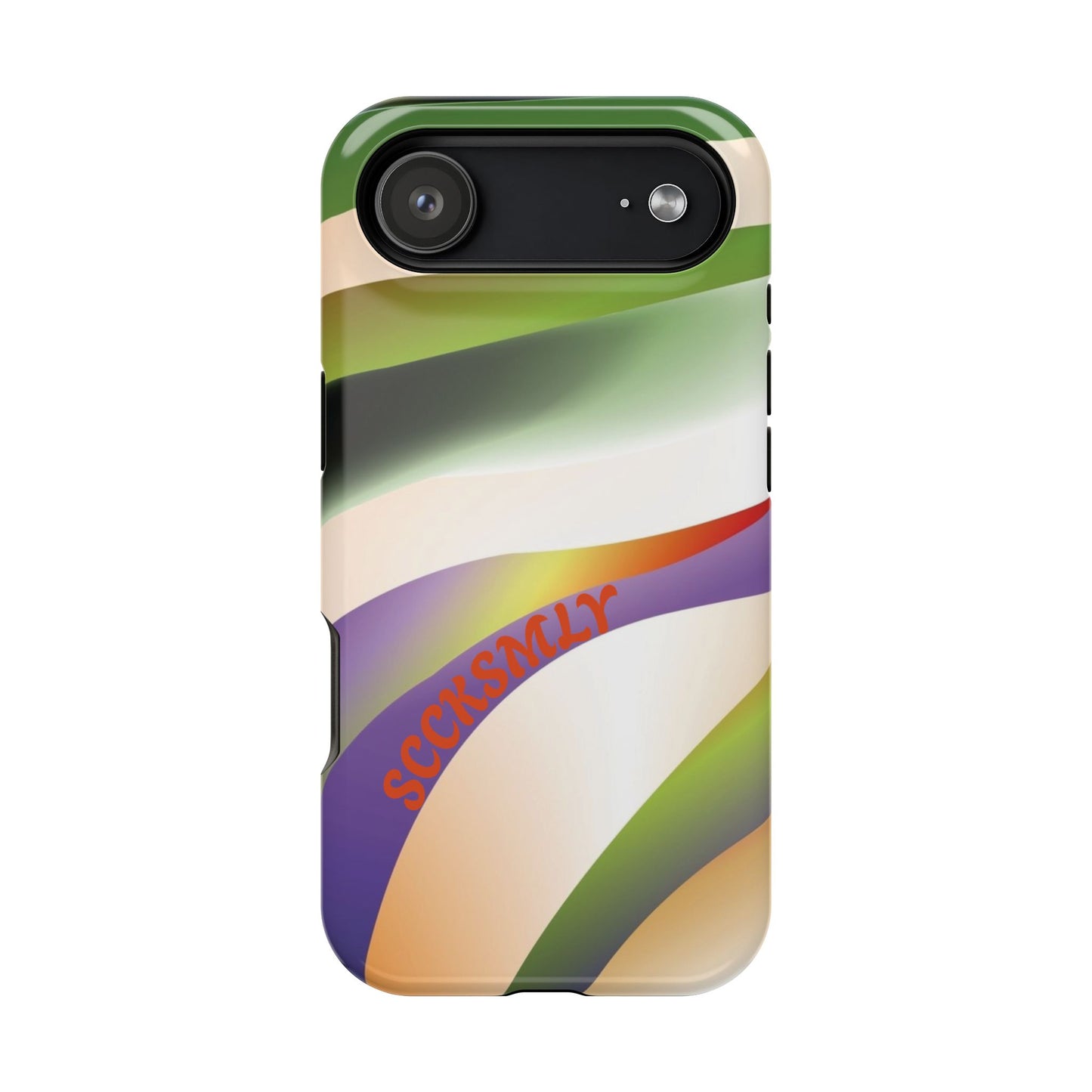 Green Waves Phone Case for Apple