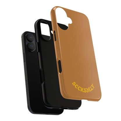 SOLID Spiced Caramel Tough Case for Apple