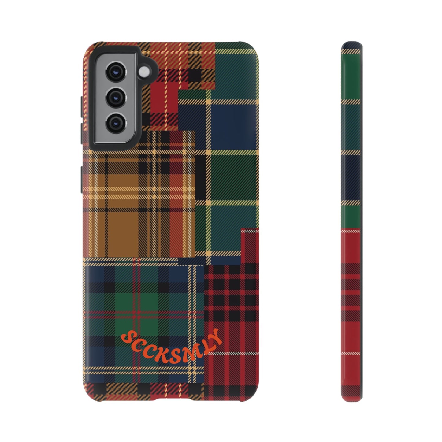 Heritage Hues Patchwork Tough Phone Case for Samsung