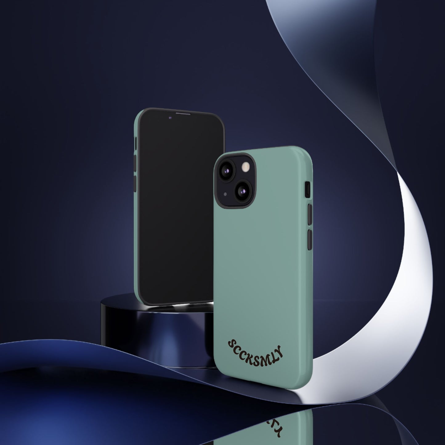SOLID Fudge Mint Crunch Tough Phone Case for Apple